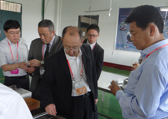 日本企业家协会代表团到北本电器参观考察